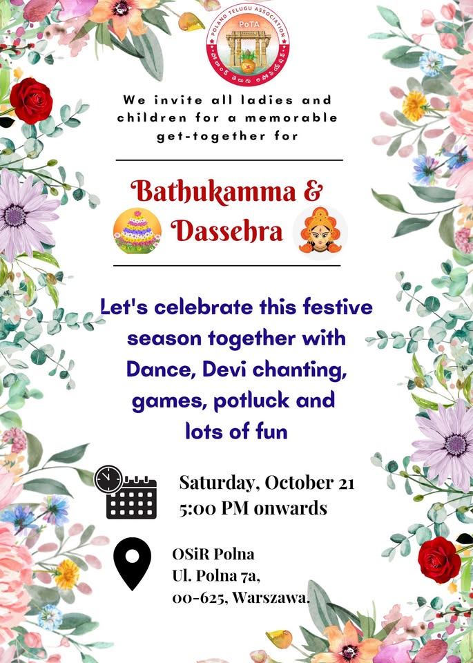 Bathukamma & Dassehra 2023 - Warsaw