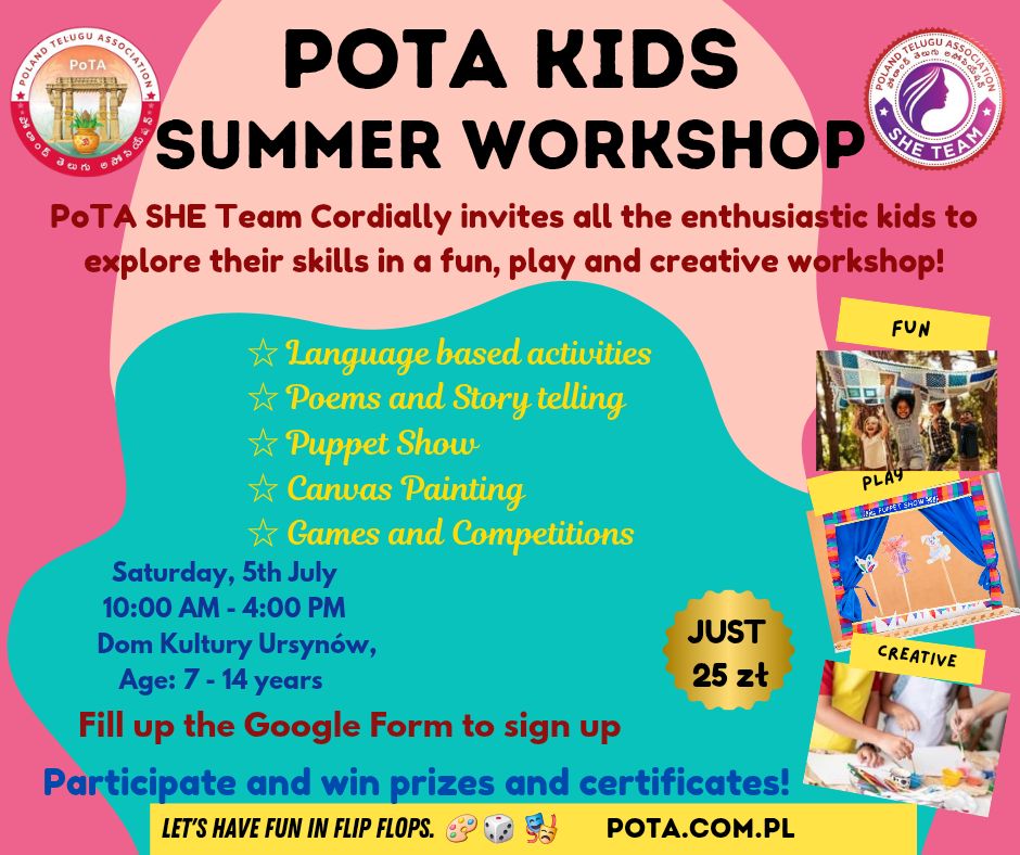 PoTA Kids Summer Workshop 2025 - Warsaw