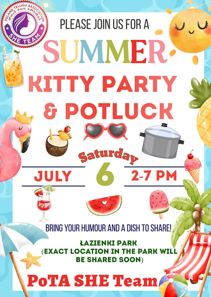 SHE Team Kitty Party & Potluck 2024 - Warsaw