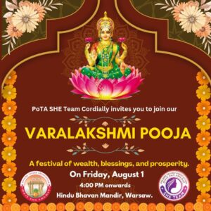 Varalakshmi Pooja 2025 by poland telugu association